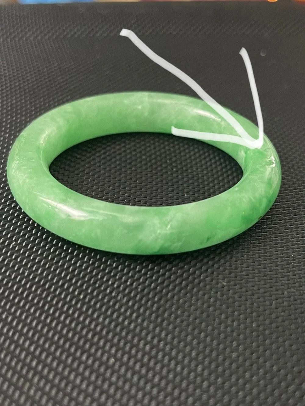Green Jade Bangle Bracelet - Baby Jewelry